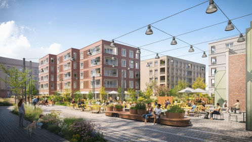 Wizualizacja Zajezdnia Motława