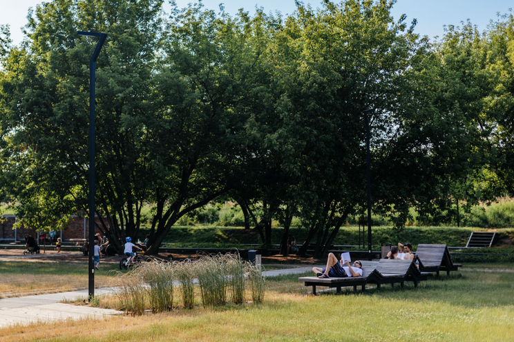 Kraków Zabłocie - tereny zielone