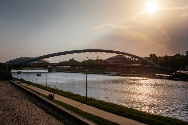 Kraków Stare Podgórze ul. Nadwiślańska