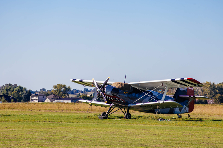 Aeroklub Krakowski obok obszaru Nowa Huta Przylasek Rusiecki