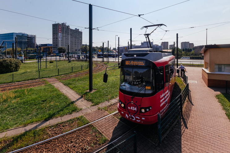 Pętla tramwajowa Kraków Łagiewniki Borek Fałęcki