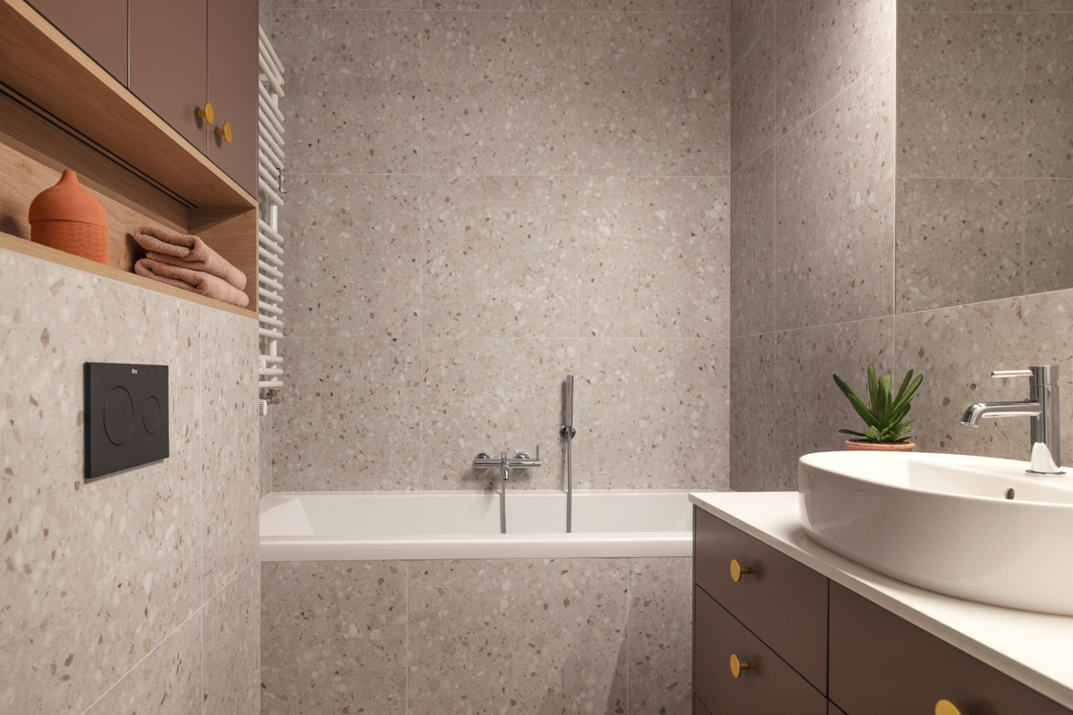 Łazienka w stylu minimalistycznym – geometryczne kształty inspiracją dla każdego pomieszczenia