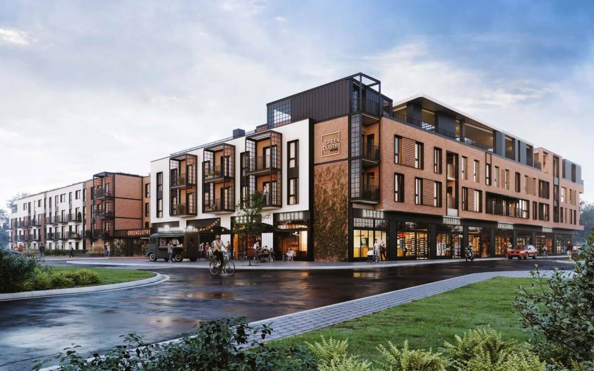 Nieruchomości premium - nowe mieszkania Greendustry Zabłocie blisko centrum